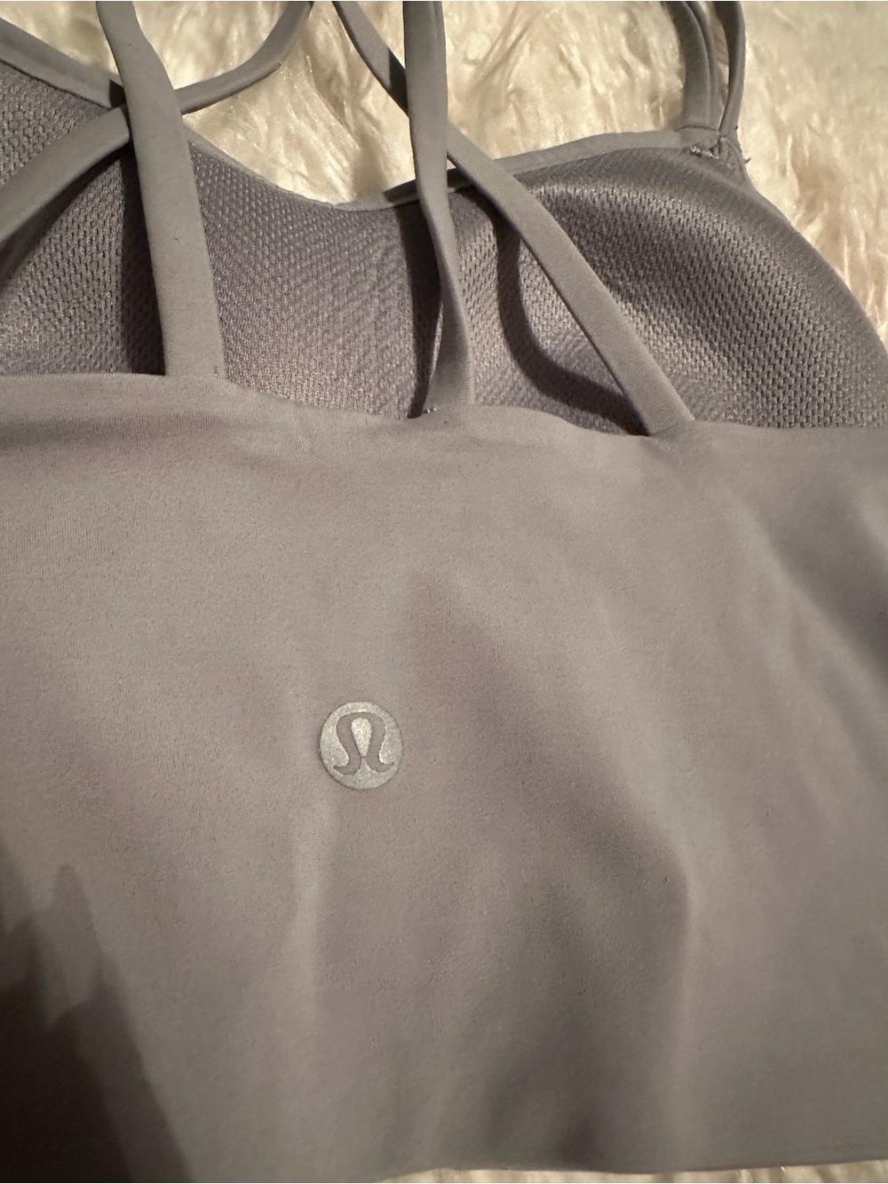 Lululemon Like A Cloud Longline Bra - Gray - Picture 3 of 3